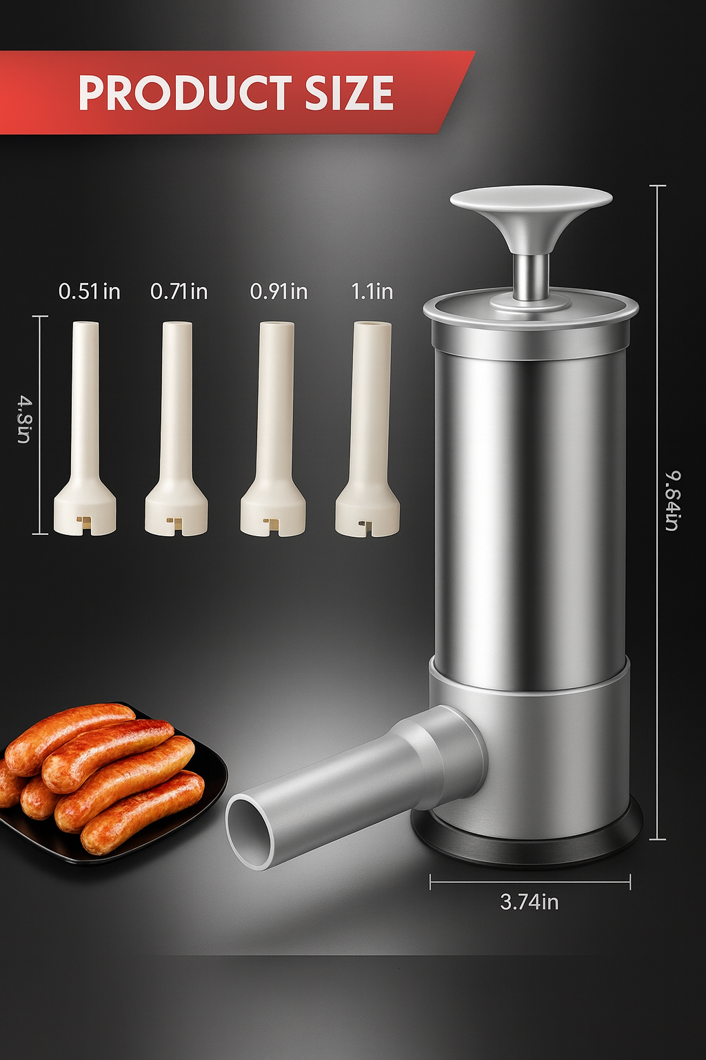 Maquina embutidora manual